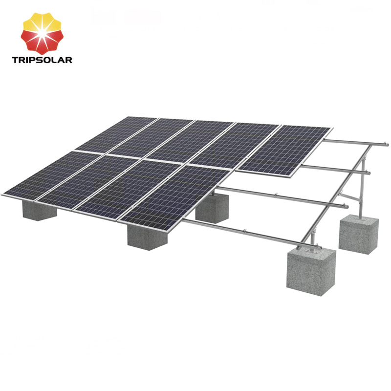 Tripsolar C Channel Steel Ground Solar Panel Mounting Brackets