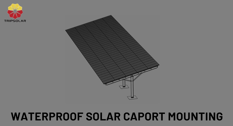 Steel Solar Carport Installation