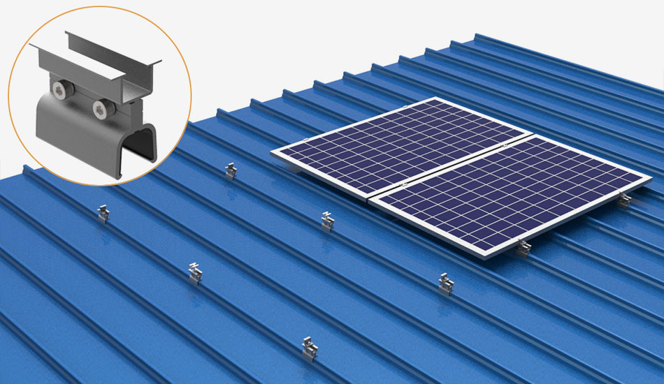 Professional Non-rail Metal Roof Mounting System Factory | Tripsolar