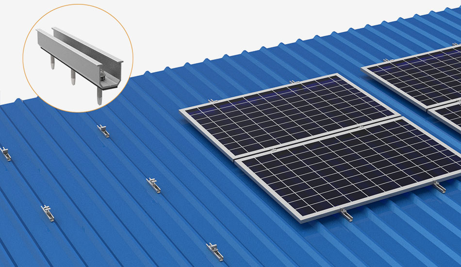 Professional Non-rail Metal Roof Mounting System Factory | Tripsolar