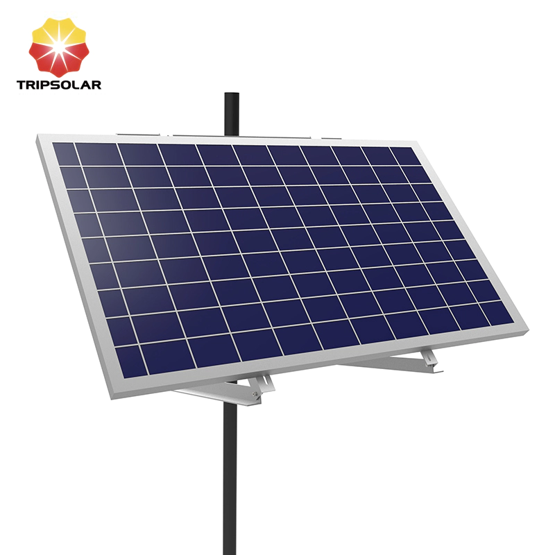 Tripsolar Adjustable Single Solar Panel Pole Mounting Brackets