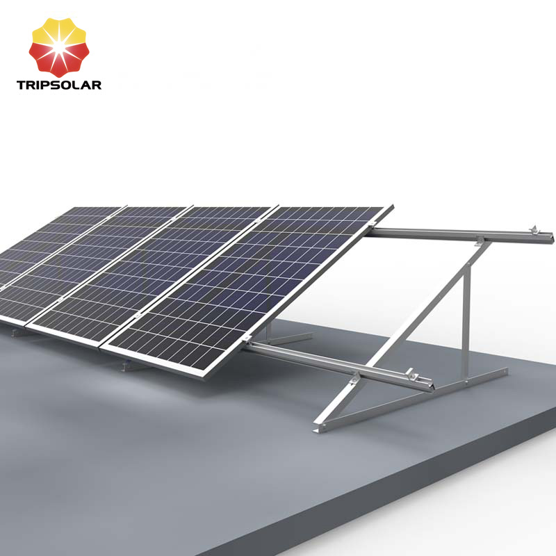 Tripsolar Alu Triangle Flat Roof Solar Mounting