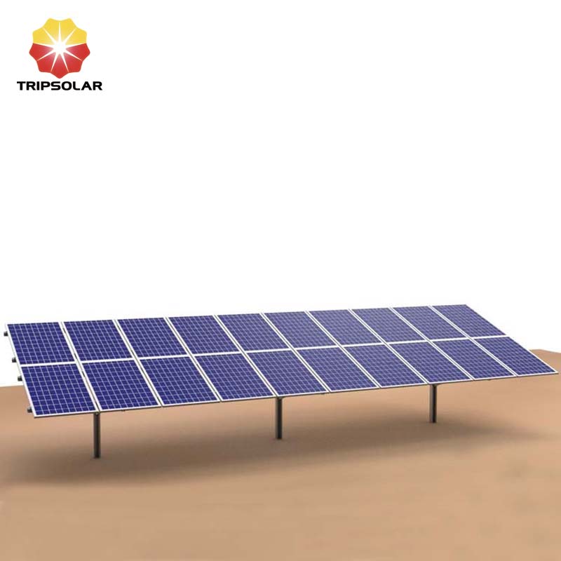 Tripsolar Steel Pile Ground Mounting