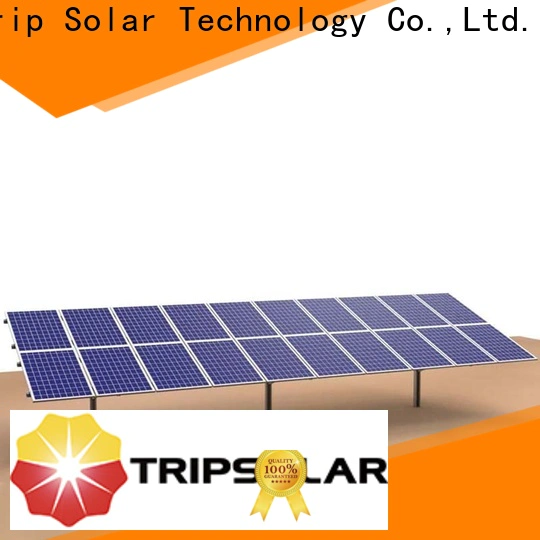TripSolar ground mount solar racking systems company
