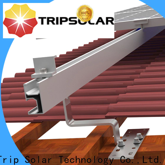 Top solar panel flat roof mounting system company