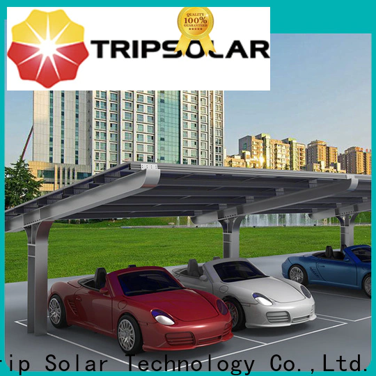 TripSolar Latest commercial solar carports manufacturers
