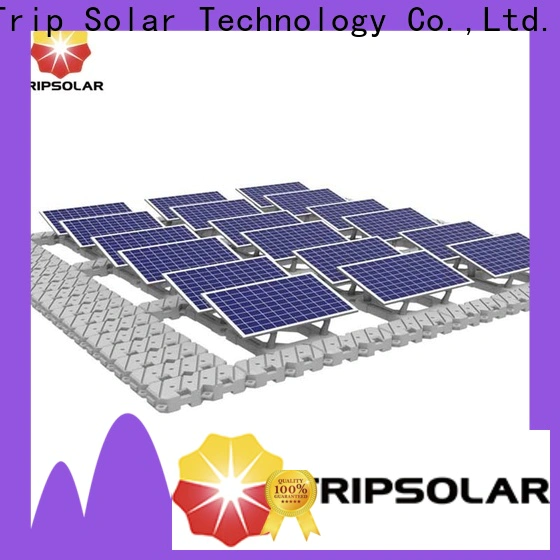 Custom floating solar structure for business