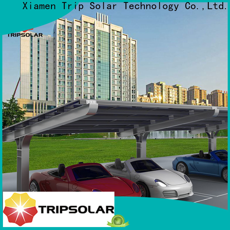 TripSolar solar car park canopy manufacturers