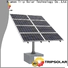 Top ground mount for solar factory