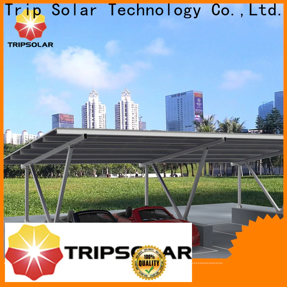 Custom carport solar system for business