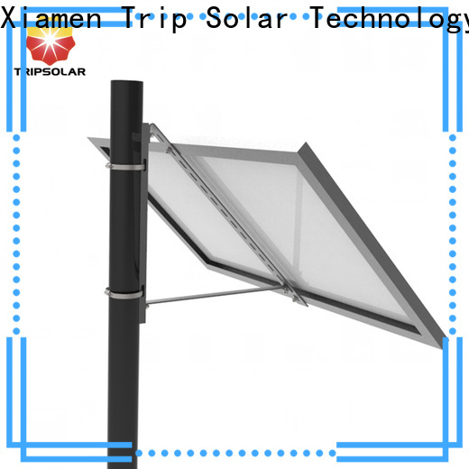 Top solar panel pole mount for business