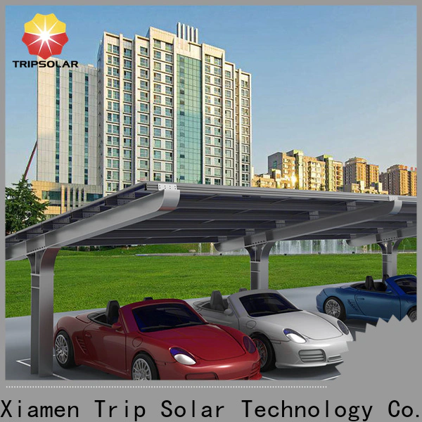 TripSolar solar roof carport for business