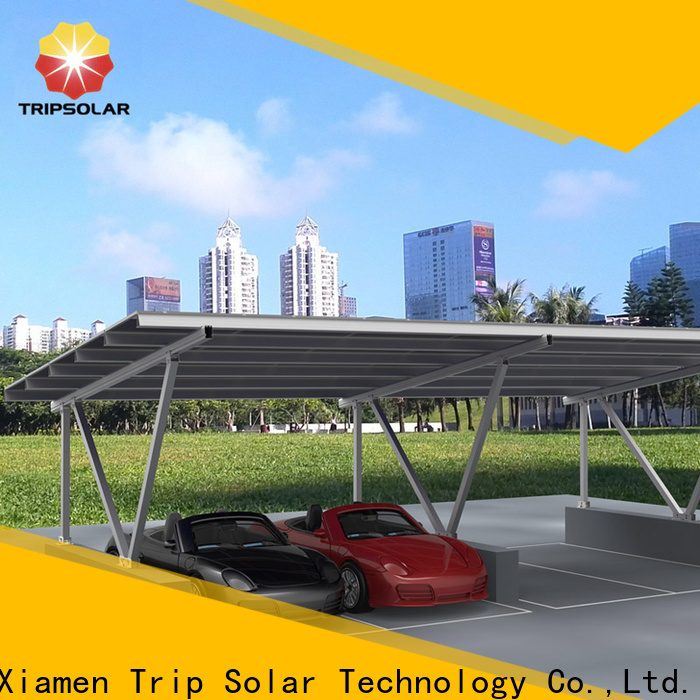 TripSolar High-quality solar carport frame Suppliers