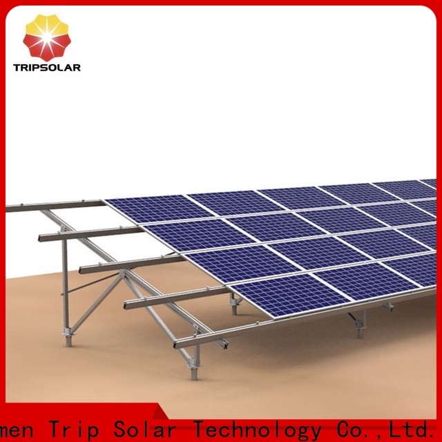 TripSolar ground mount for solar for business