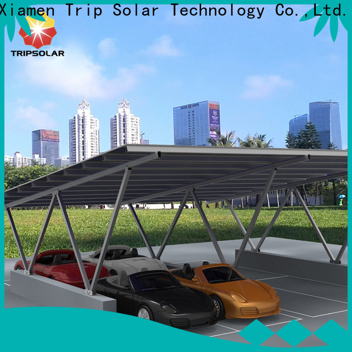 TripSolar Latest solar canopy manufacturers