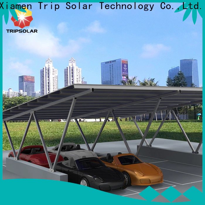 TripSolar Latest solar canopy manufacturers