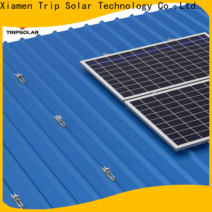 TripSolar solar panel mounting brackets for metal roof Supply