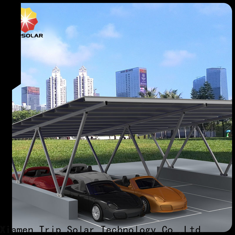 TripSolar Latest solar car parking factory