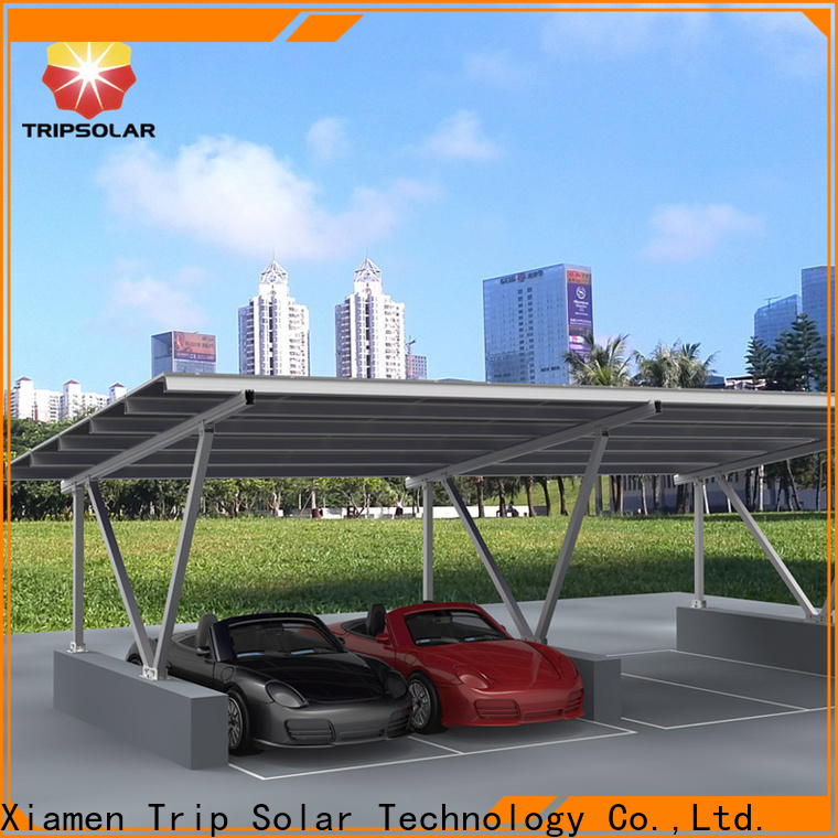 TripSolar solar carport kit for business