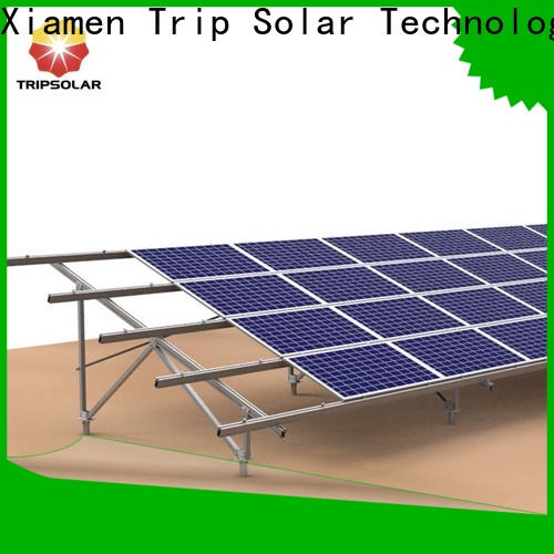 TripSolar Custom ground solar mounting for business