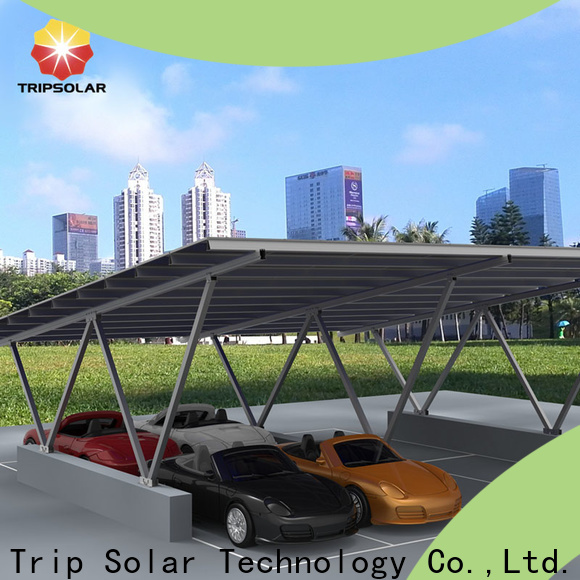 TripSolar High-quality solar carport mount for business