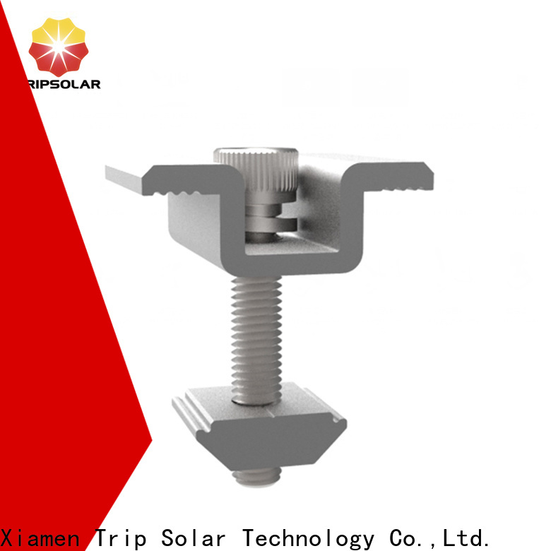 TripSolar frameless solar panel mounting clamps Supply