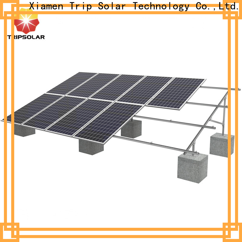 TripSolar Custom solar ground mounting structure factory