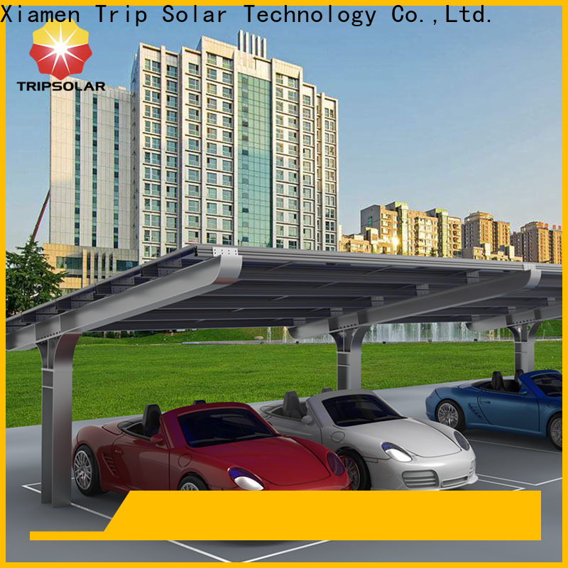 TripSolar solar panel carport for business
