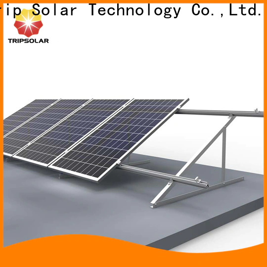 TripSolar solar panel flat roof mounting frame Supply