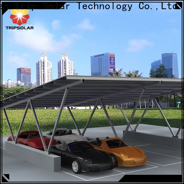 TripSolar solar carport frame for business
