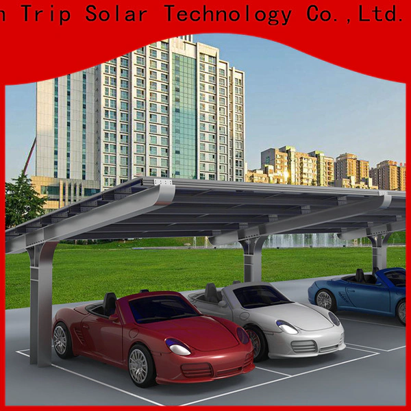 TripSolar solar panel carport roof for business