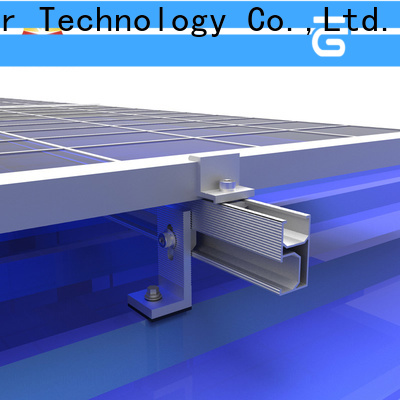 Top solar panel roof mounting for business
