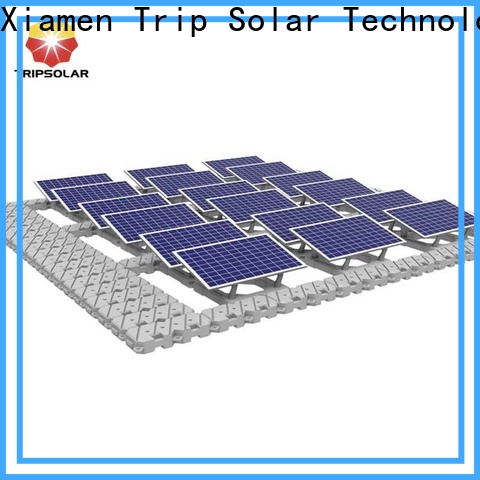TripSolar floating solar structure factory