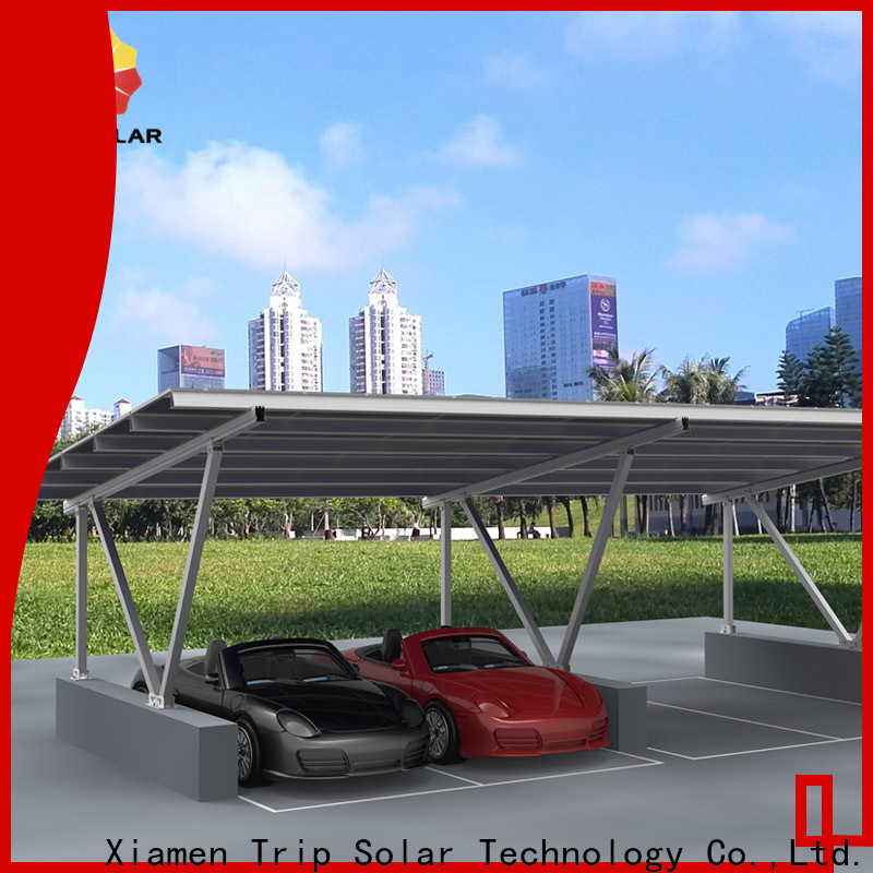 TripSolar Latest solar carport system manufacturers