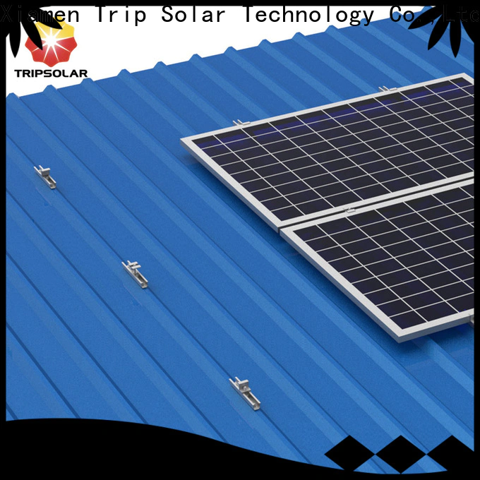 Top mounting solar panels on metal roof Supply
