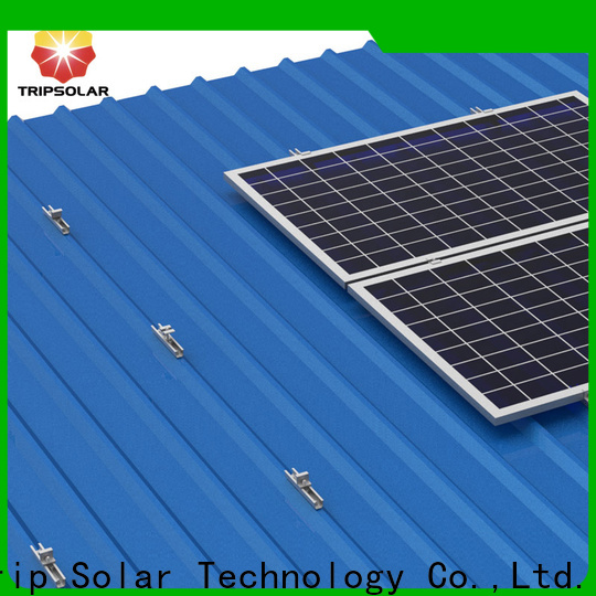 Top metal roof solar panel mount Supply