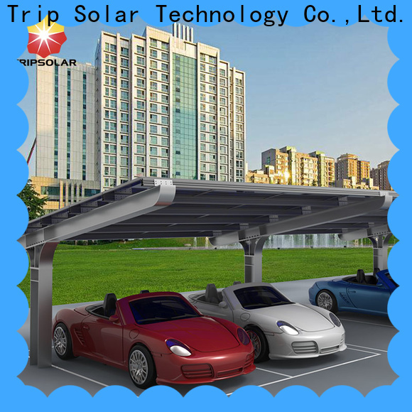TripSolar carports with solar panels for business