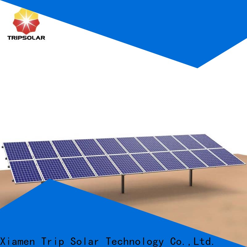 TripSolar Custom ground solar mounting for business