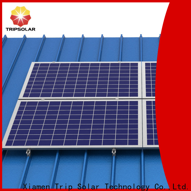TripSolar Custom solar panel metal roof mounting systems manufacturers