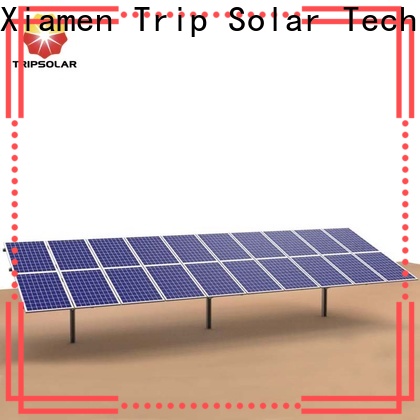 TripSolar solar ground mount for business