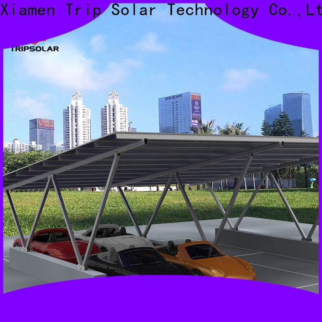 TripSolar solar panel parking lot for business