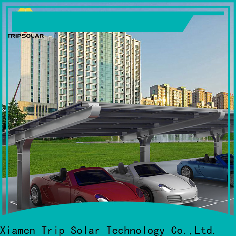 TripSolar solar carport frame for business