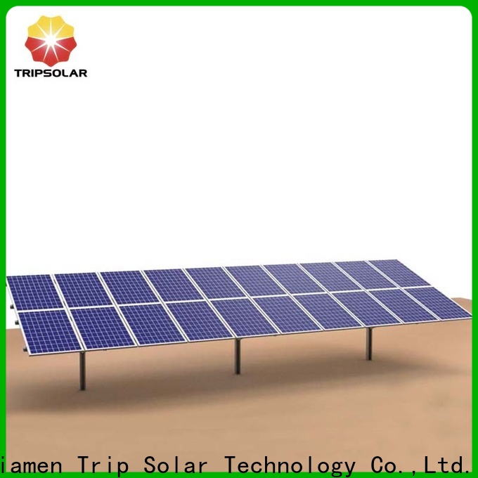 Tripsolar Steel Pile Ground Mounting