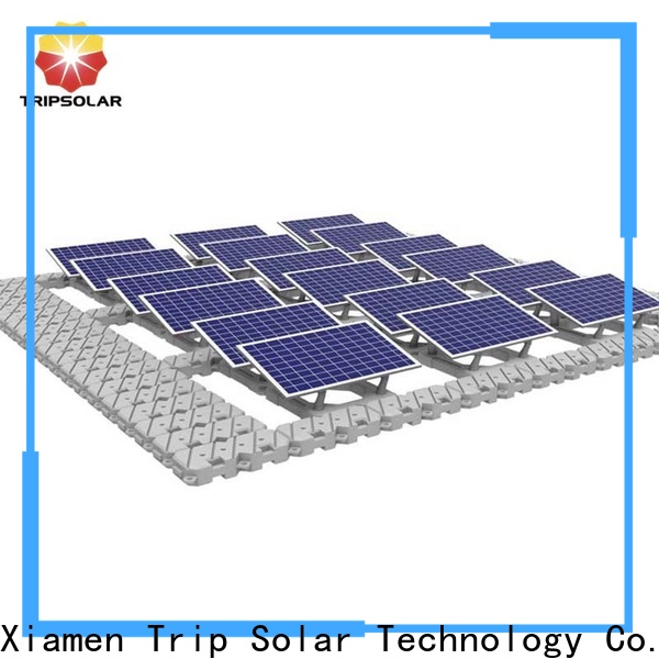 TripSolar Latest floating solar structure manufacturers
