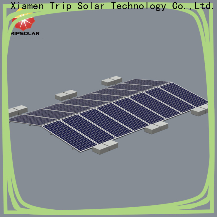 TripSolar solar flat roof mounting system manufacturers