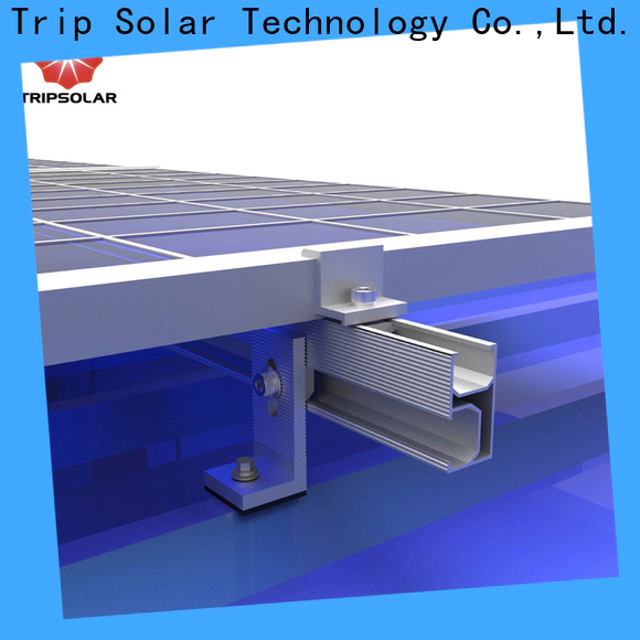 TripSolar solar flat roof mounting system factory