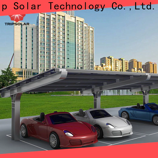 TripSolar solar parking canopy Suppliers