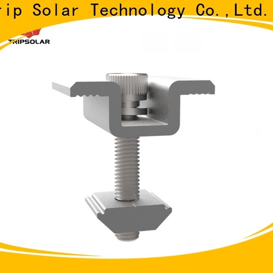 TripSolar Top frameless solar panel mounting clamps for business