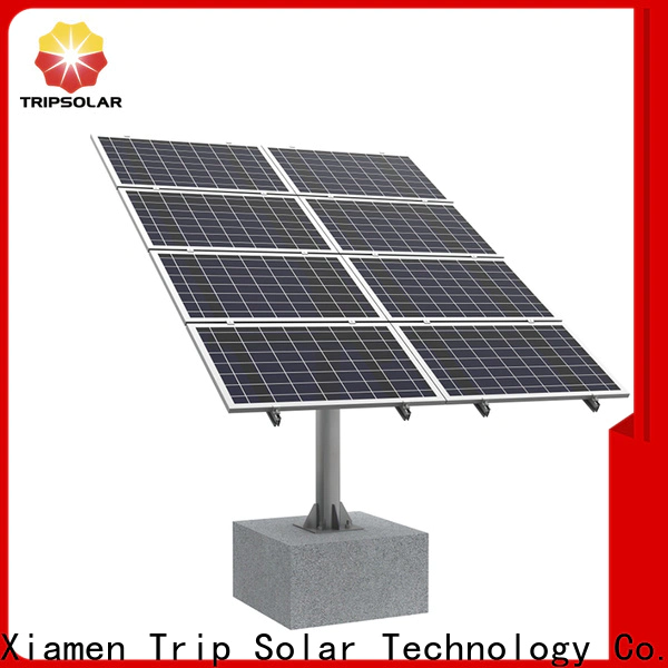 TripSolar Custom adjustable solar ground mount for business