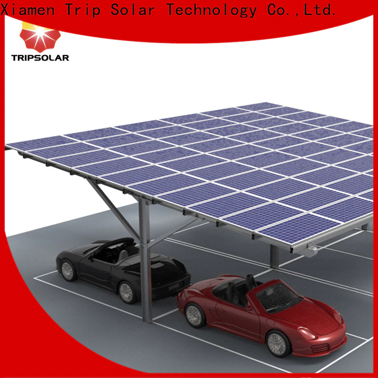 Custom solar car parking for business